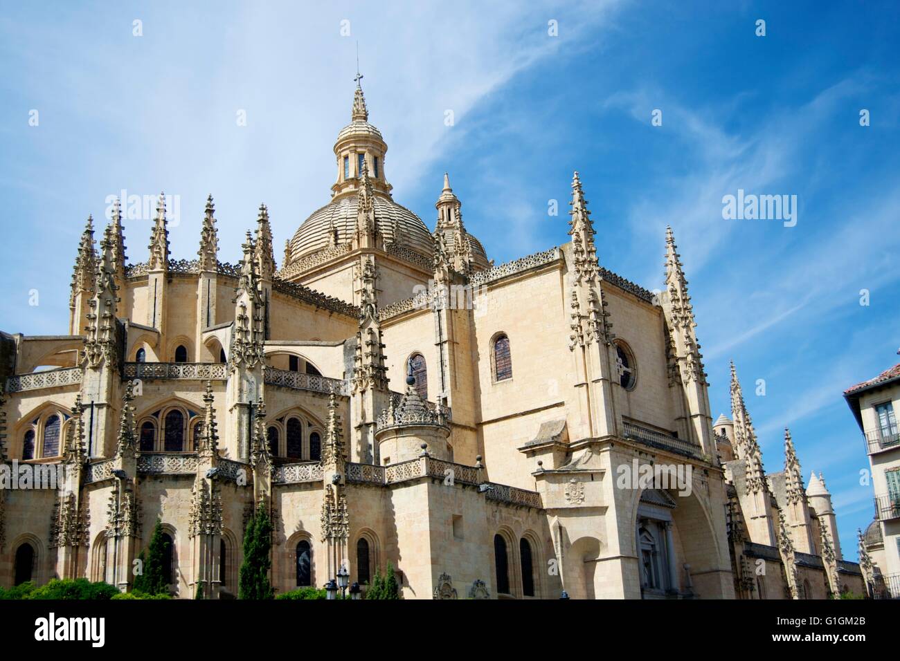 Cathédrale de Ségovie Banque D'Images