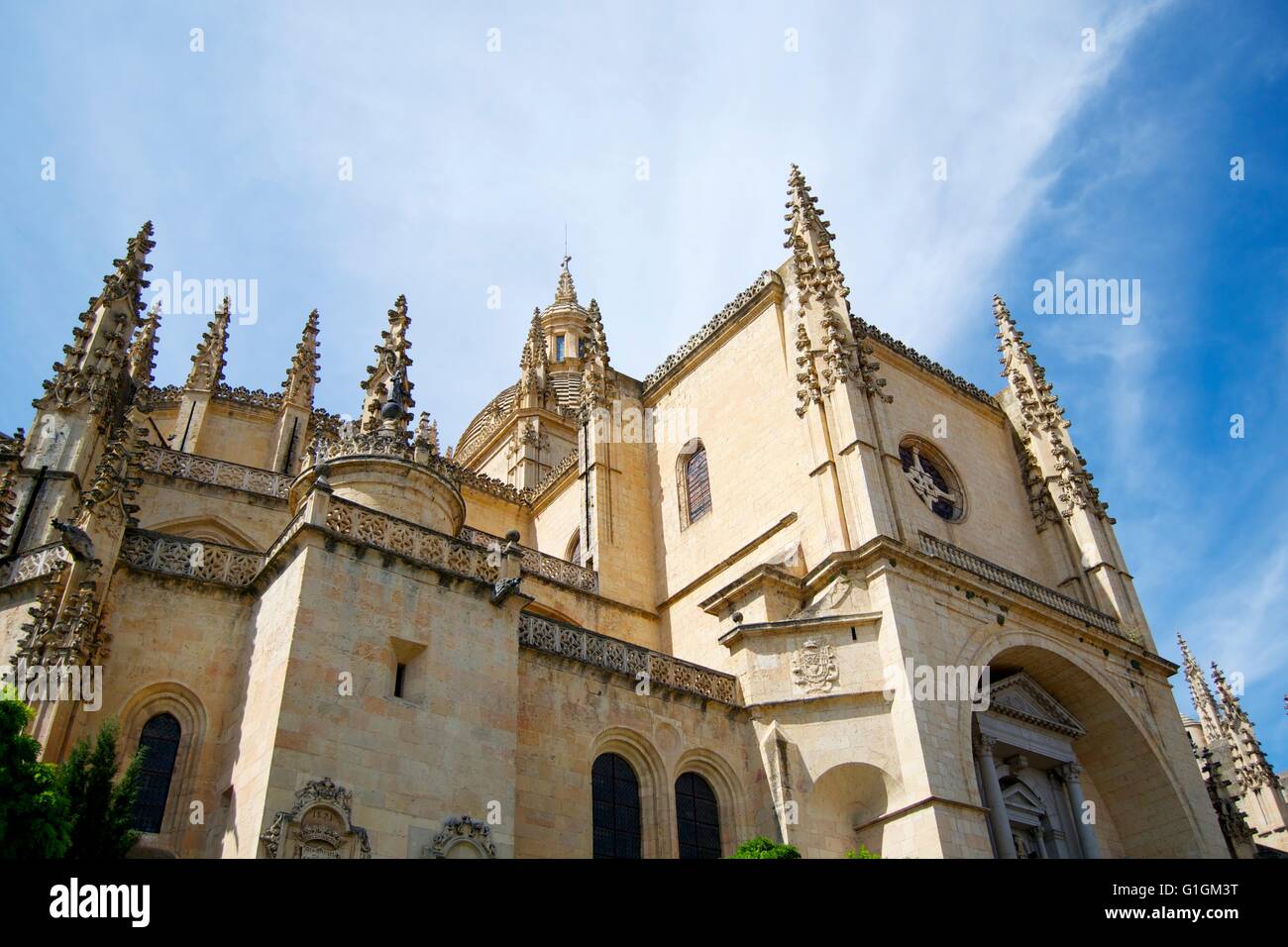Cathédrale de Ségovie Banque D'Images