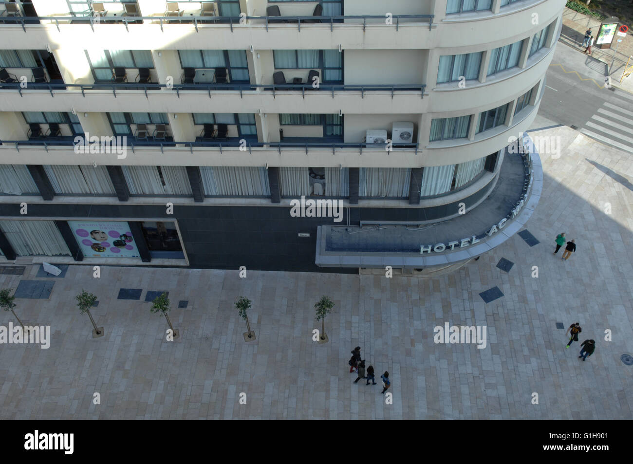 AC Hotel Málaga Palacio by Marriott 5 étoiles dans le centre de Malaga Espagne Banque D'Images