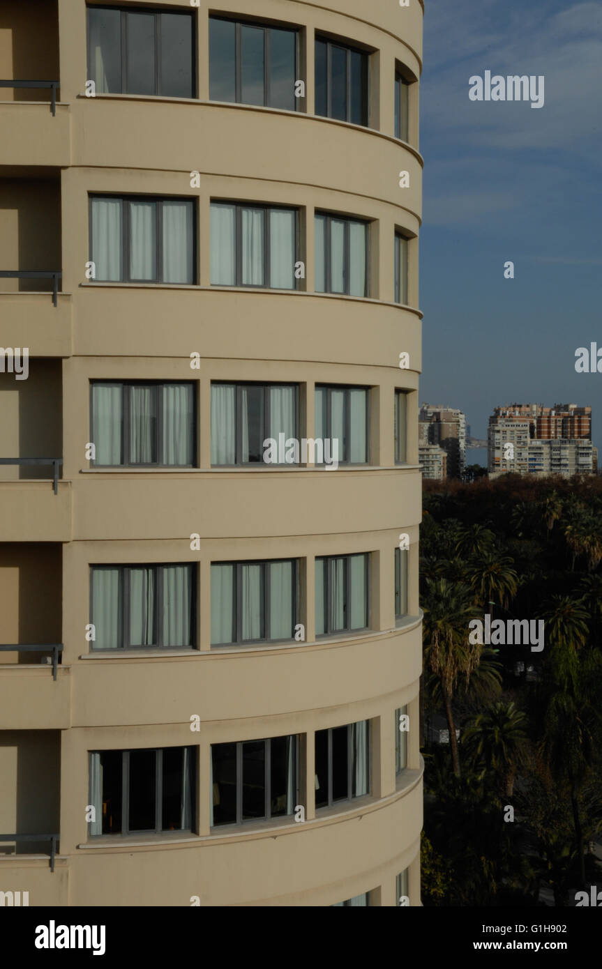 AC Marriott Hotel Malaga Espagne Banque D'Images