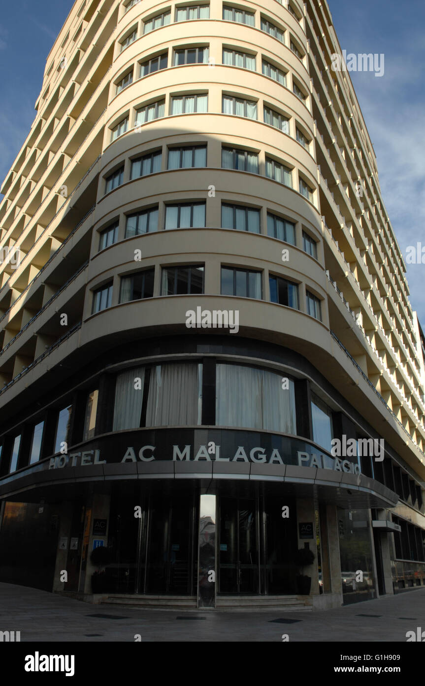 AC Marriott Hotel Malaga Espagne Banque D'Images
