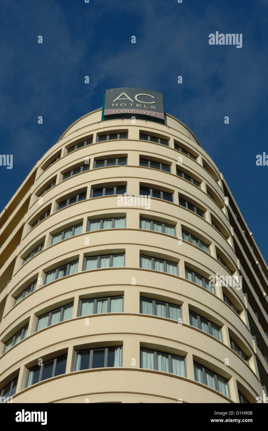 AC Marriott Hotel Malaga Espagne Banque D'Images