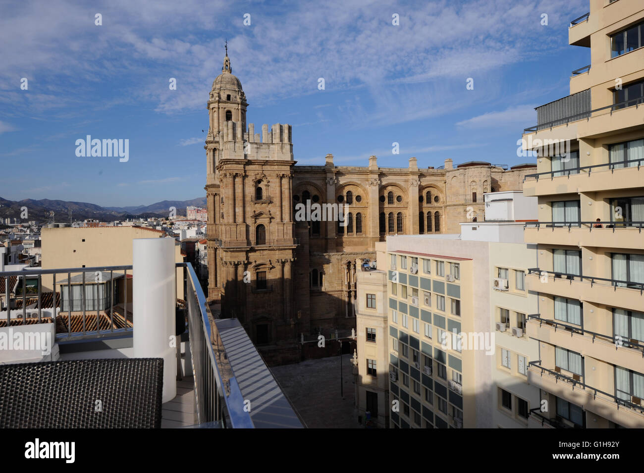 Cathédrale de Malaga Espagne Banque D'Images