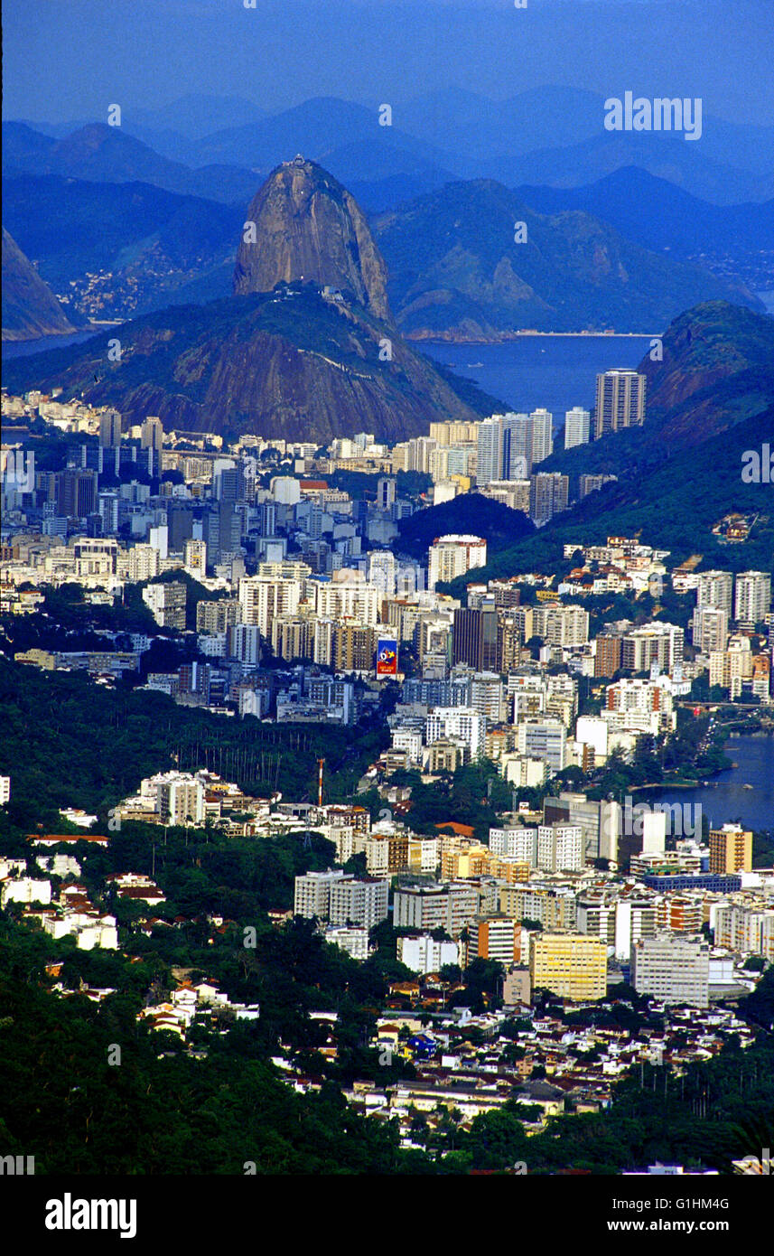 Vista chinesa le parc national de Tijuca Rio de Janeiro Brésil Banque D'Images