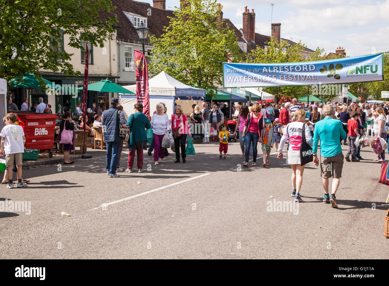 Festival 2016 Cresson Alresford, New Alresford, Hampshire, Angleterre, Royaume-Uni. Banque D'Images