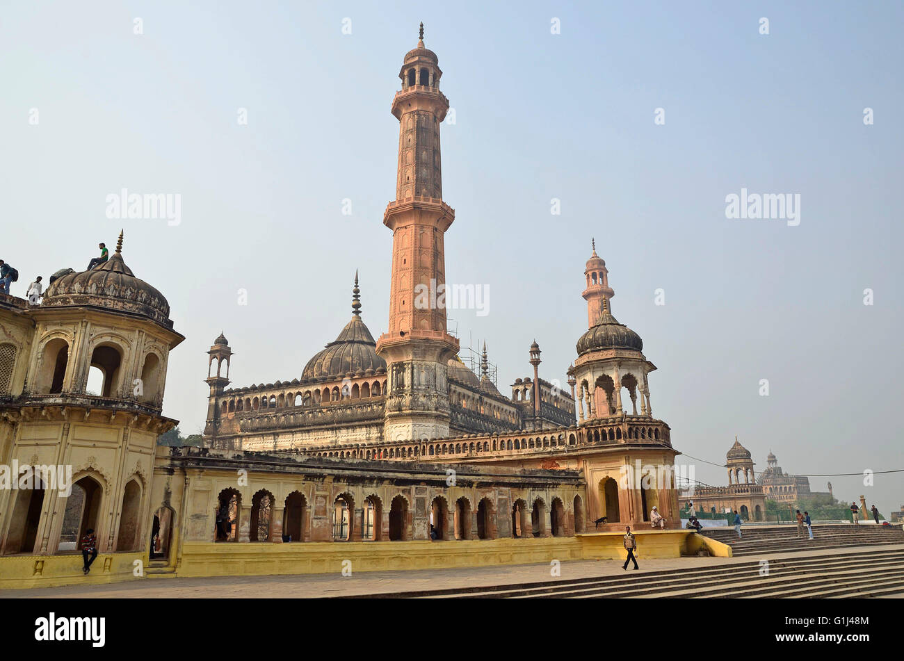Mosquée Asifi, Bara Imambara complexe, Lucknow, Uttar Pradesh, Inde Banque D'Images