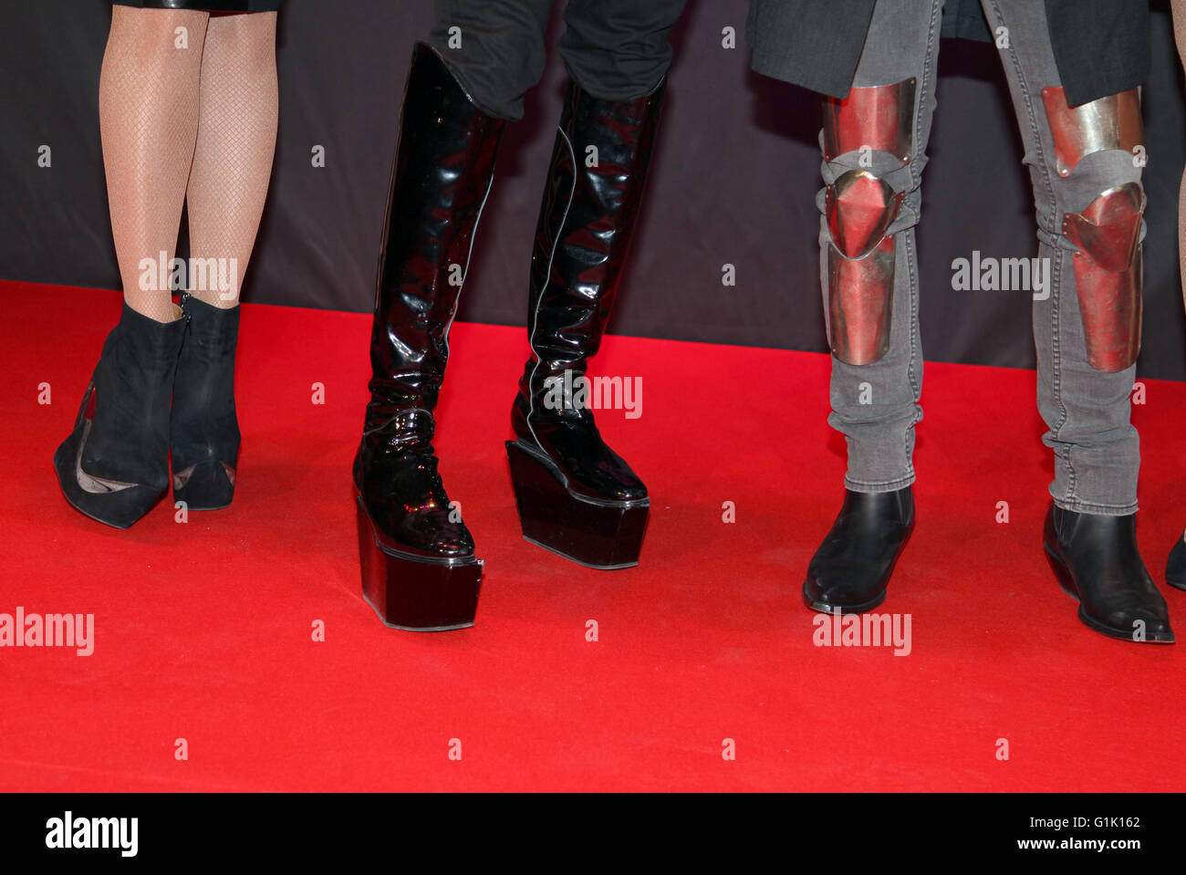Shoe fashion sur tapis rouge Banque D'Images