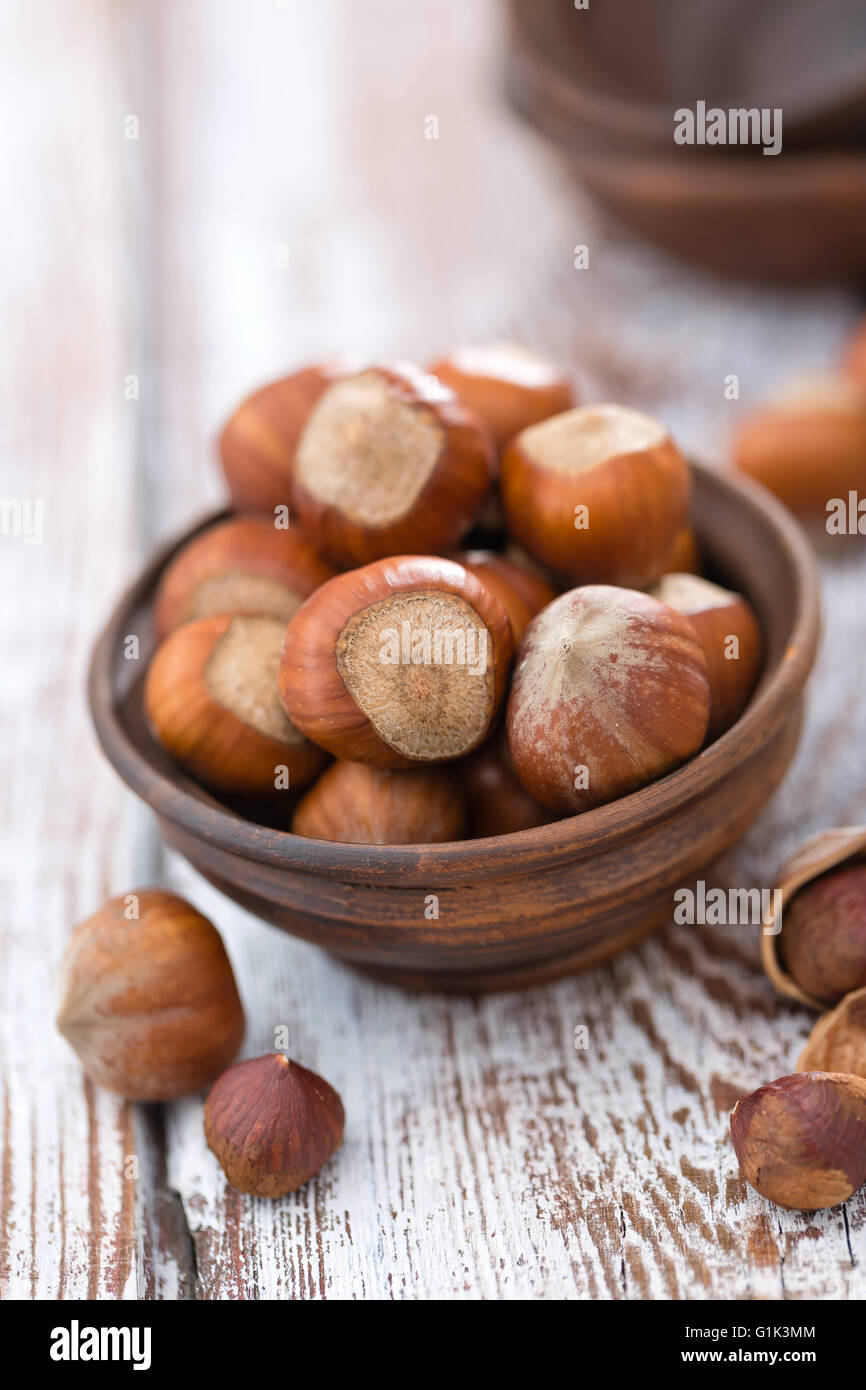 noisettes Banque D'Images