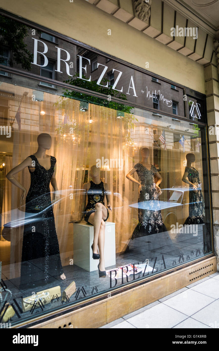 La Brezza, boutique de vêtements haut de gamme, Buenos Aires, Argentine Banque D'Images