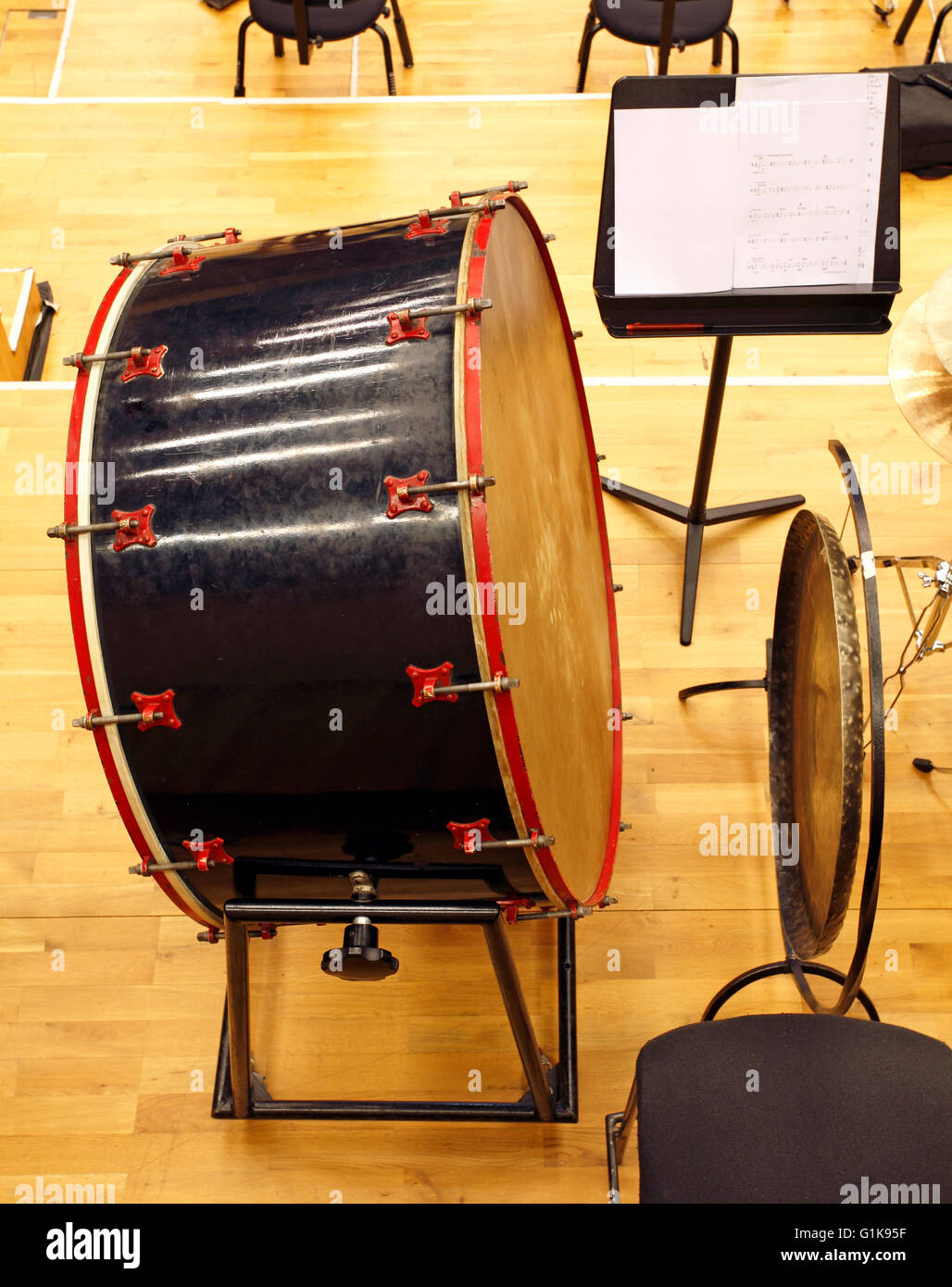 Grosse caisse pour orchestre Banque D'Images