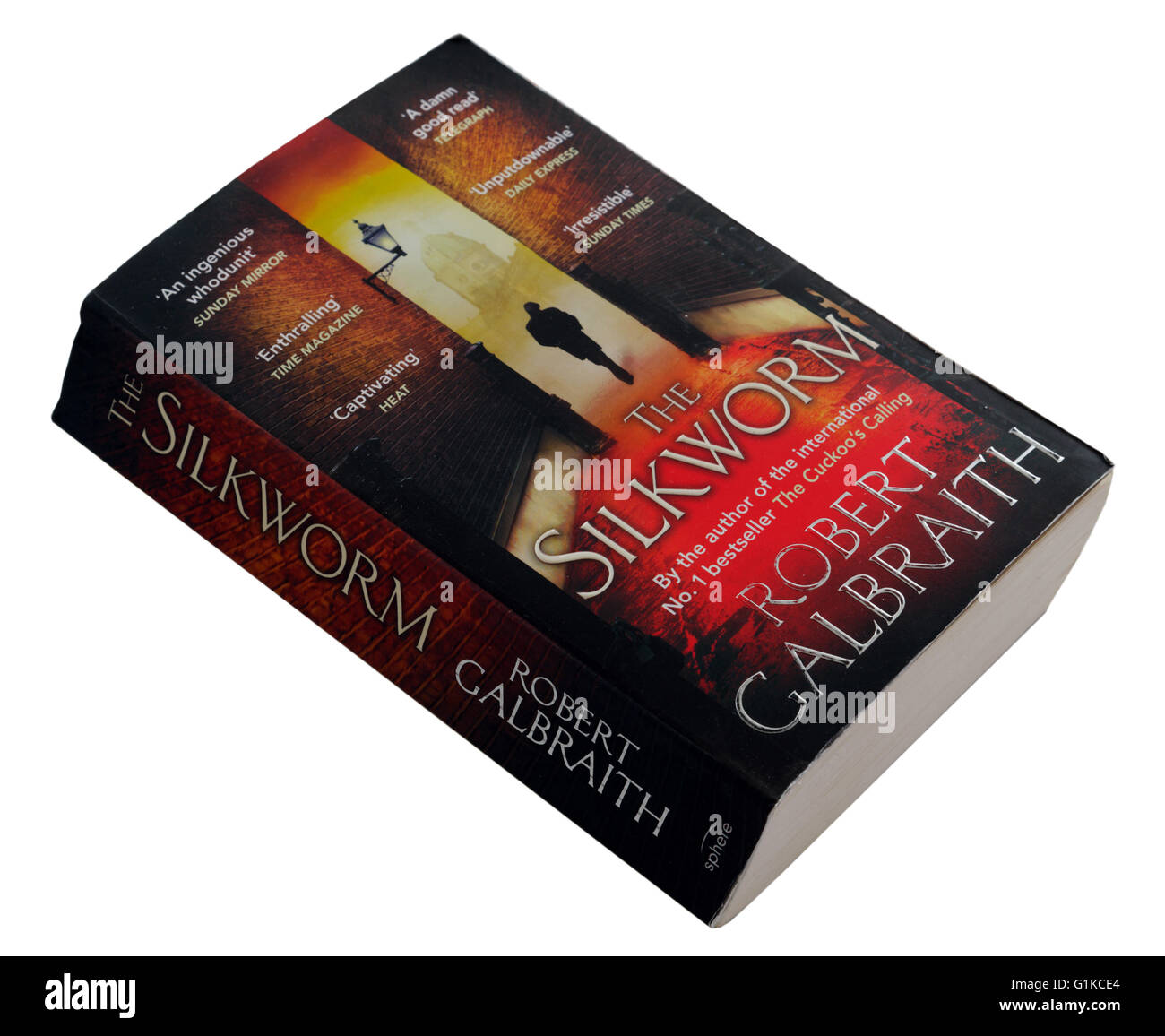 Le Silkworm par Robert Galbraith (un pseudonyme de JK Rowling) Banque D'Images