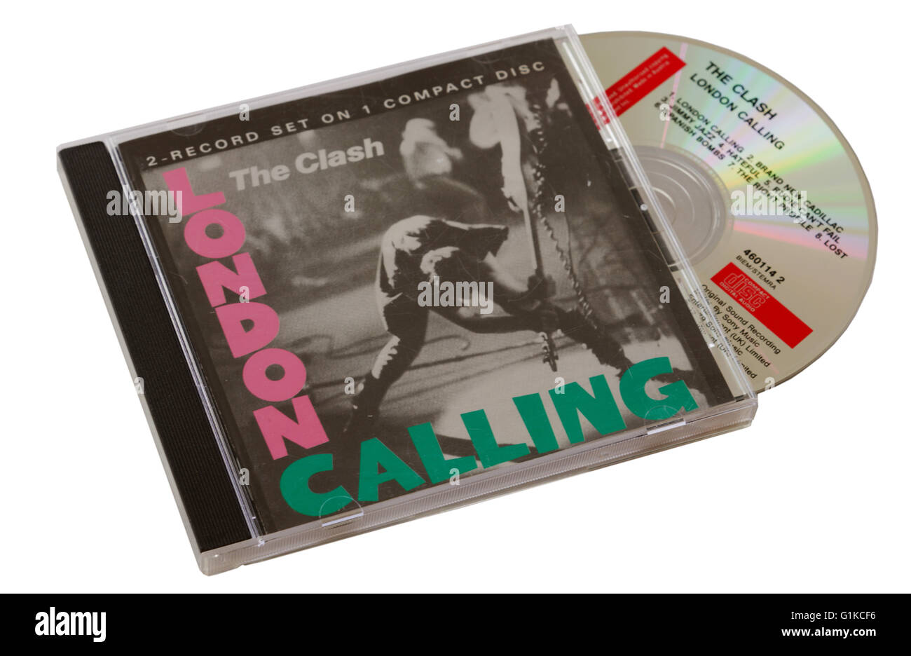 Le Clash London Calling CD Banque D'Images