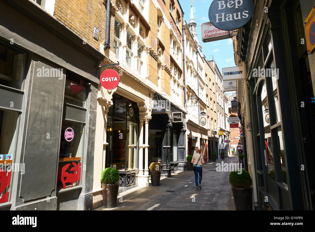 Bow Lane London UK Banque D'Images