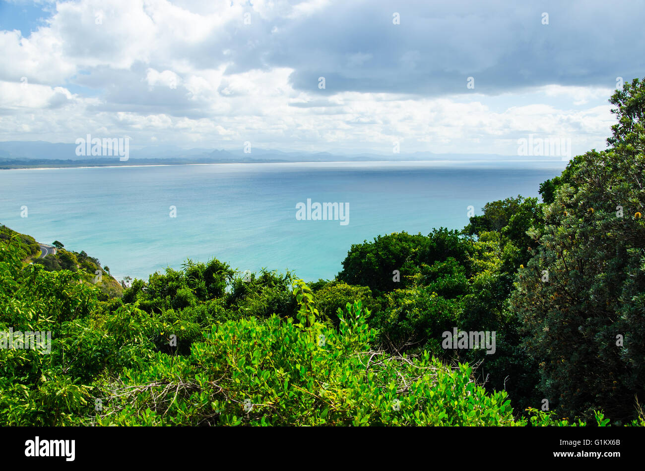 Côte au Byron Bay. Banque D'Images