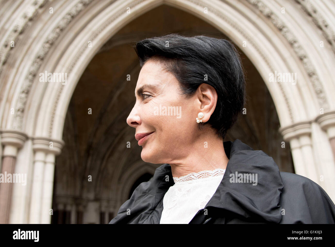 Janan Harb HIgh Court Londres prince saoudien liaison secrète Banque D'Images