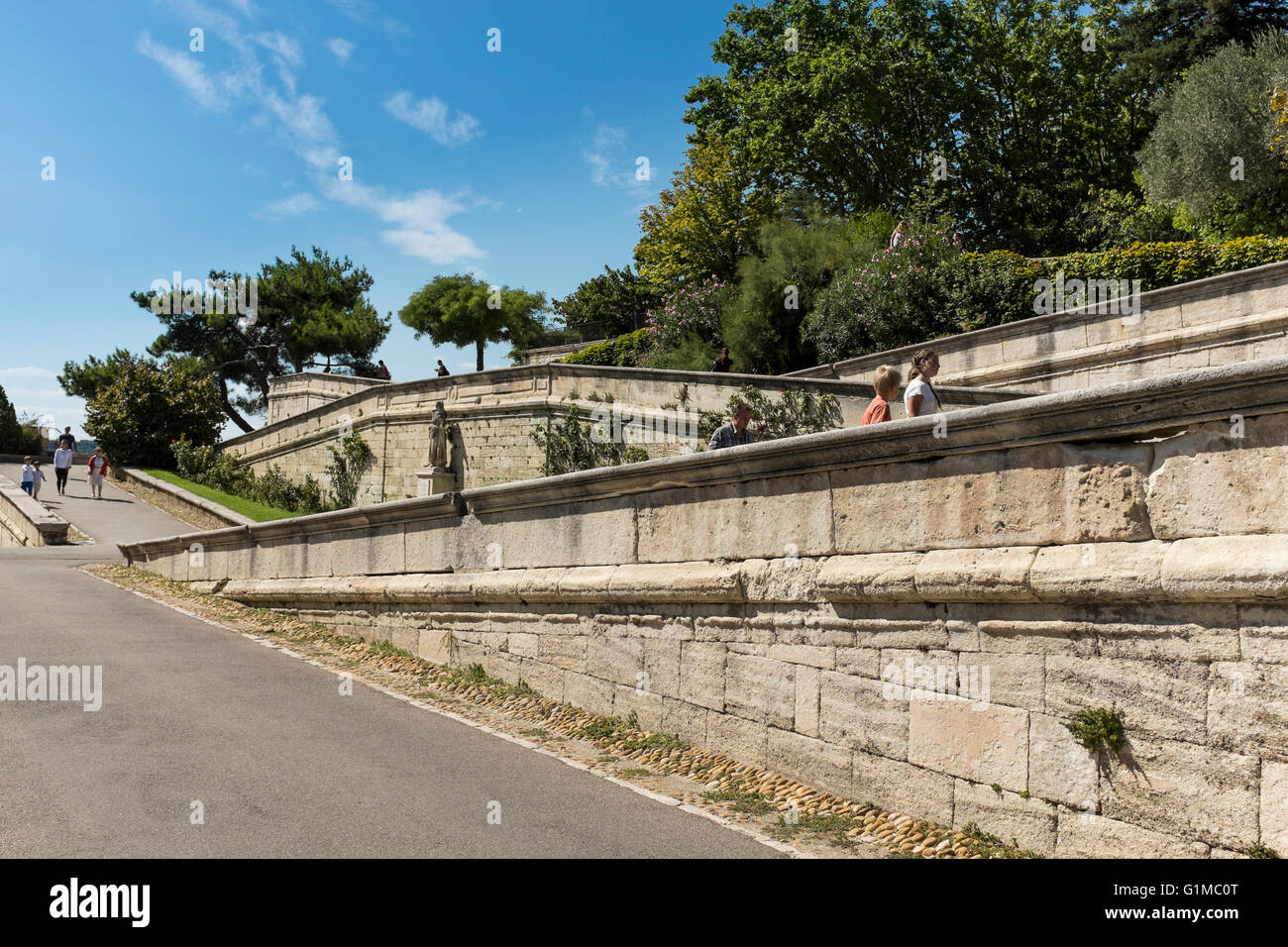 Le Jardin des Doms, Avignon, Vaucluse, Provence-Alpes-Côte d'Azur, France Banque D'Images