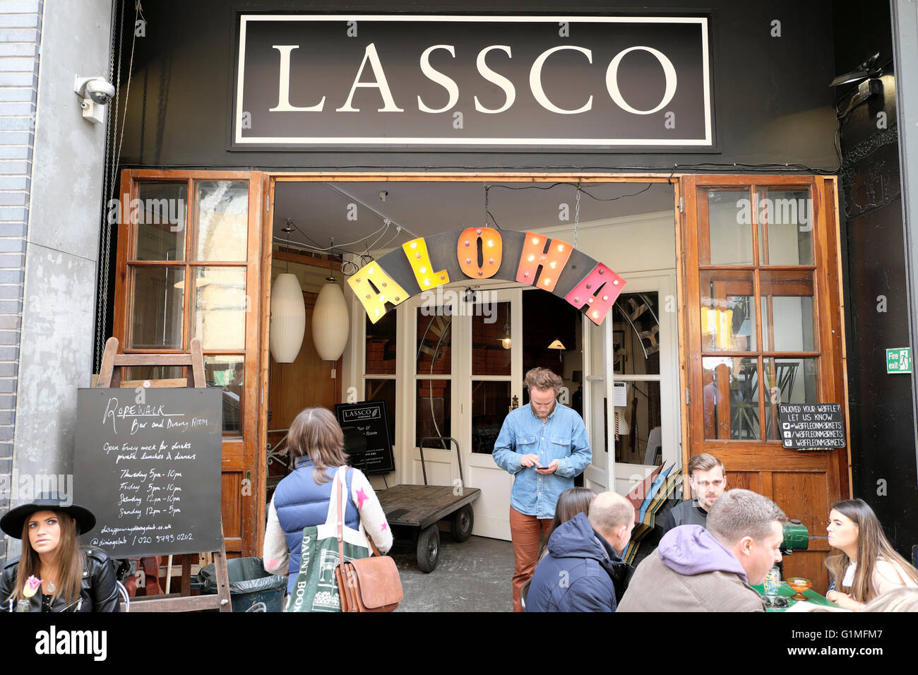 Lassco Architectural Antiques store sous le chemin de fer arches à Druid Bermondsey Street Londres SE1 KATHY DEWITT Banque D'Images