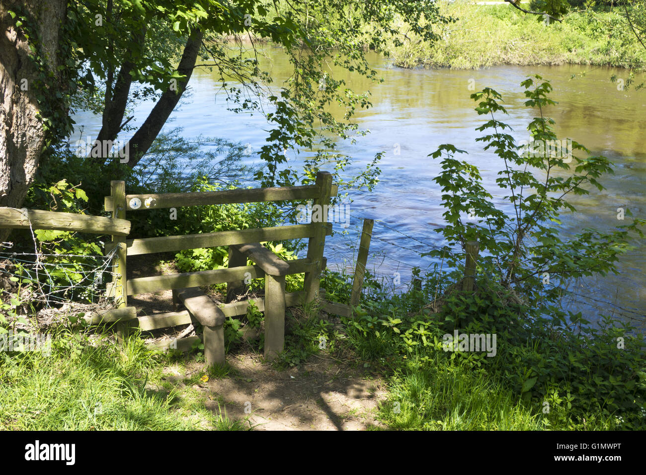 Chemin chemin severn style Banque D'Images