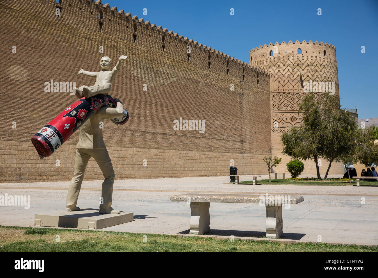 Le Château de Karim Khan (Arg) à Shiraz, Iran Banque D'Images