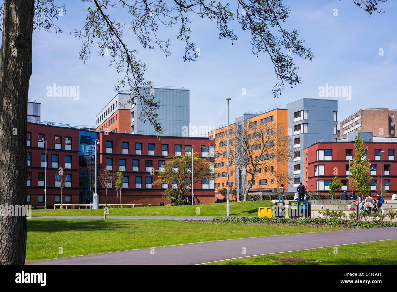 L'Université d'Aston, Birmingham, West Midlands, England, Royaume-Uni Banque D'Images