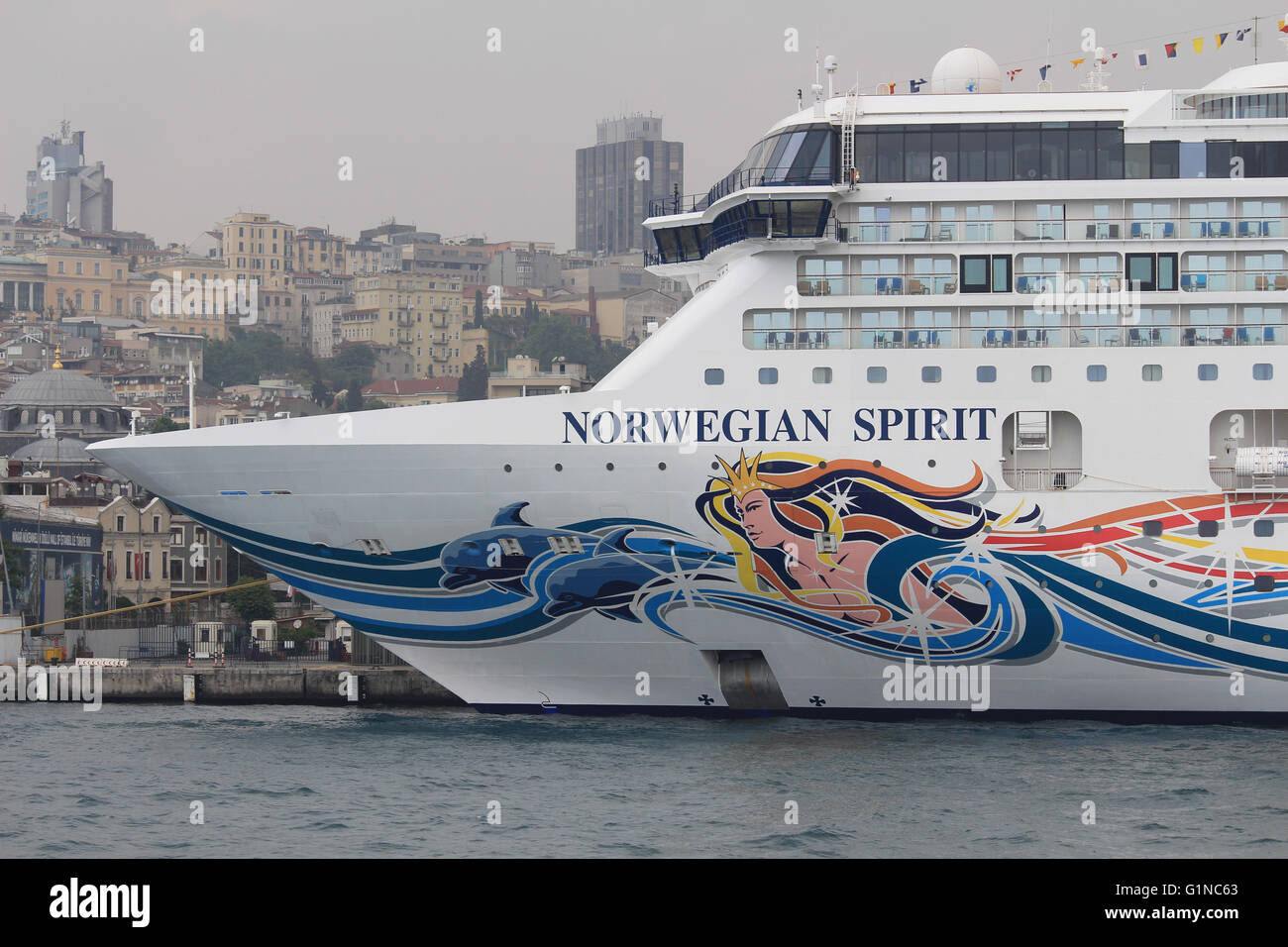 L'esprit norvégien de croisière à Istanbul, Turquie Banque D'Images