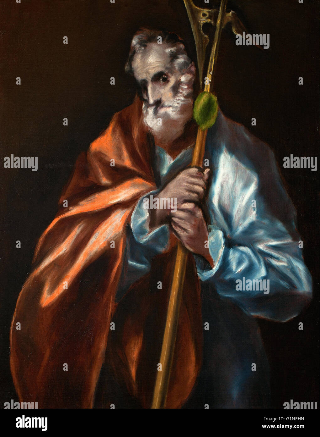 El Greco - saint Jude Thaddée - Museo del Greco Banque D'Images