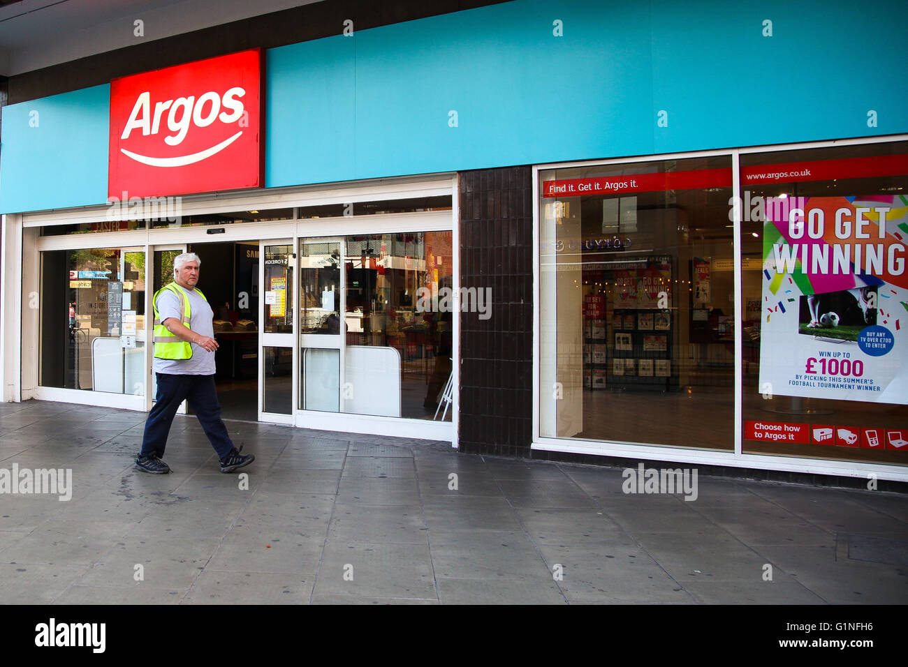 Shopfront extérieur d'un magasin Argos à Wood Green Shopping City, au nord de Londres Banque D'Images