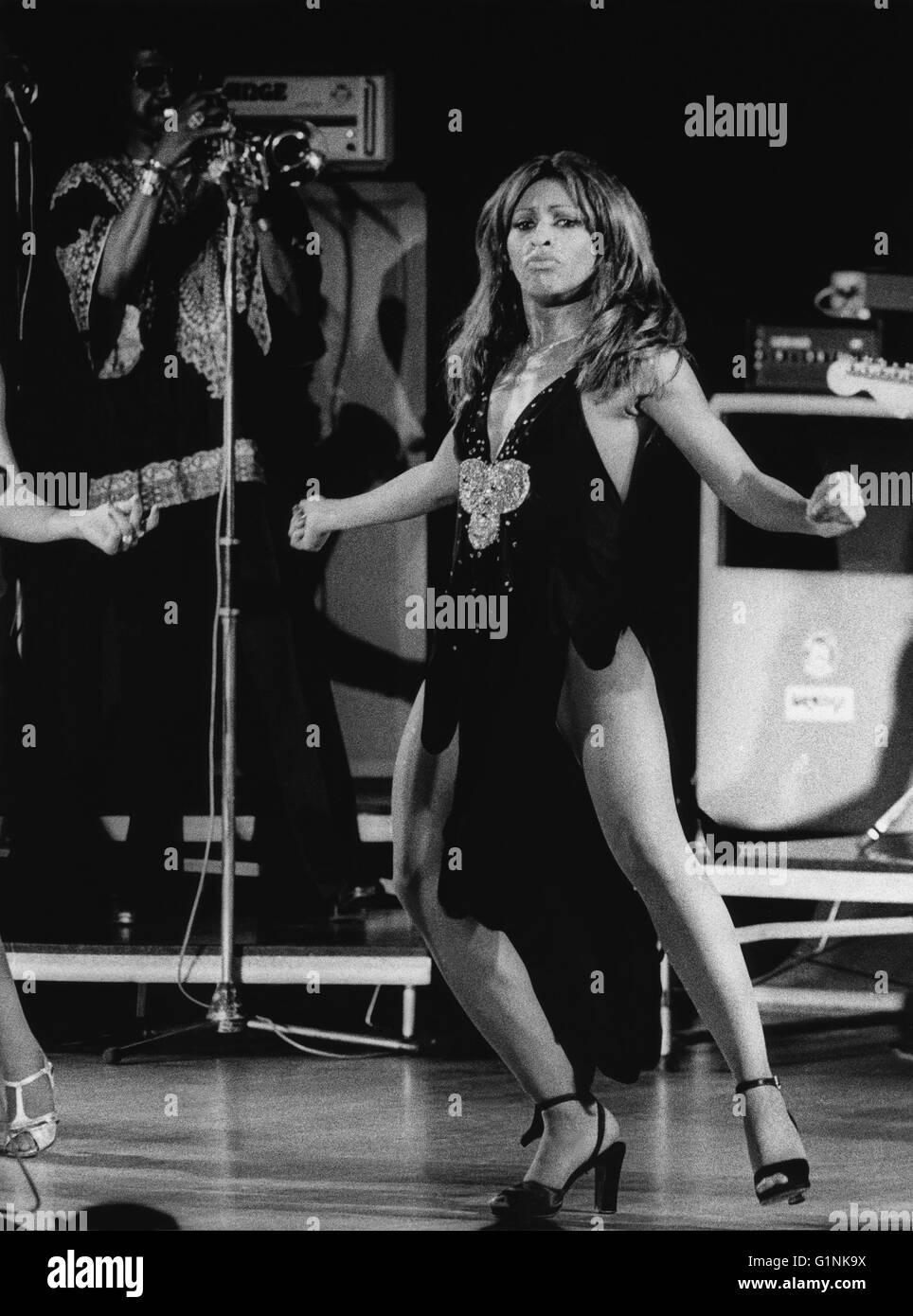 Tina Turner l'artiste américain sur scène Banque D'Images