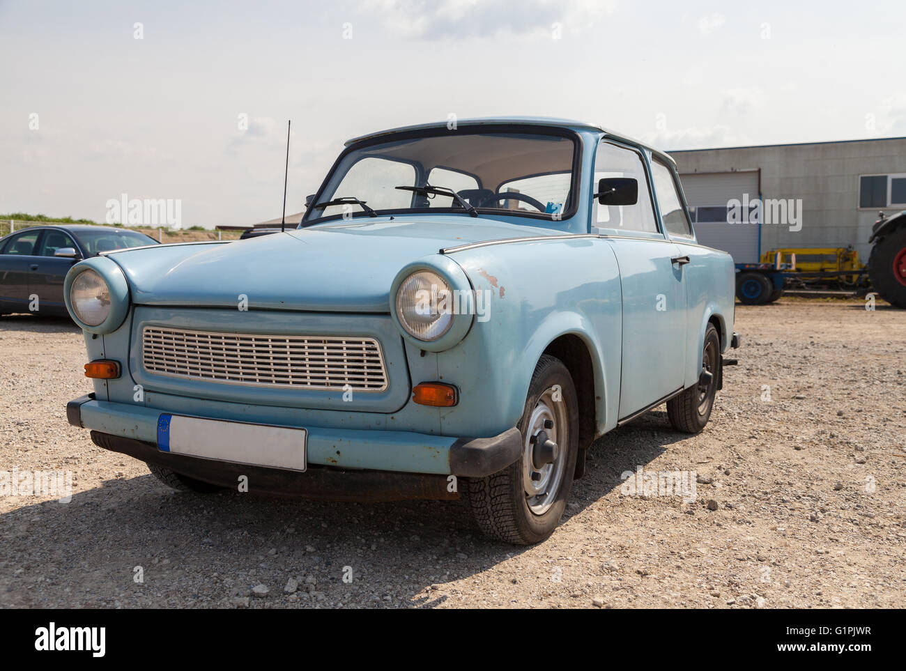 Voiture trabant allemande Banque D'Images