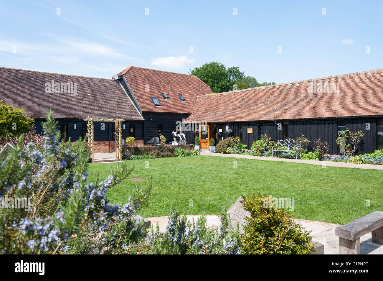 Centre Granges Thame, Church Road, Thame, Oxfordshire, Angleterre, Royaume-Uni Banque D'Images