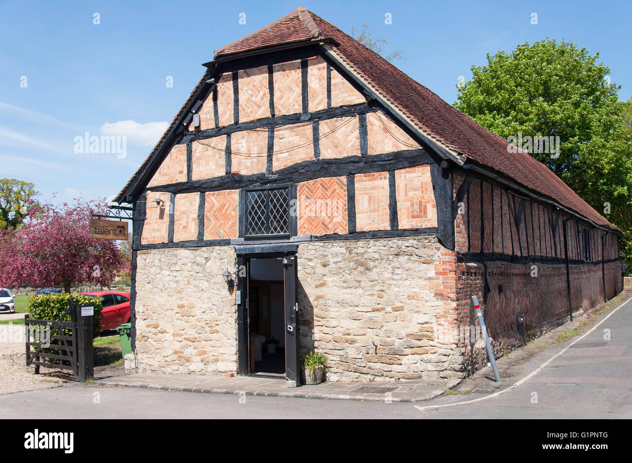 Grange aux Dîmes, Church Road, Thame, Oxfordshire, Angleterre, Royaume-Uni Banque D'Images