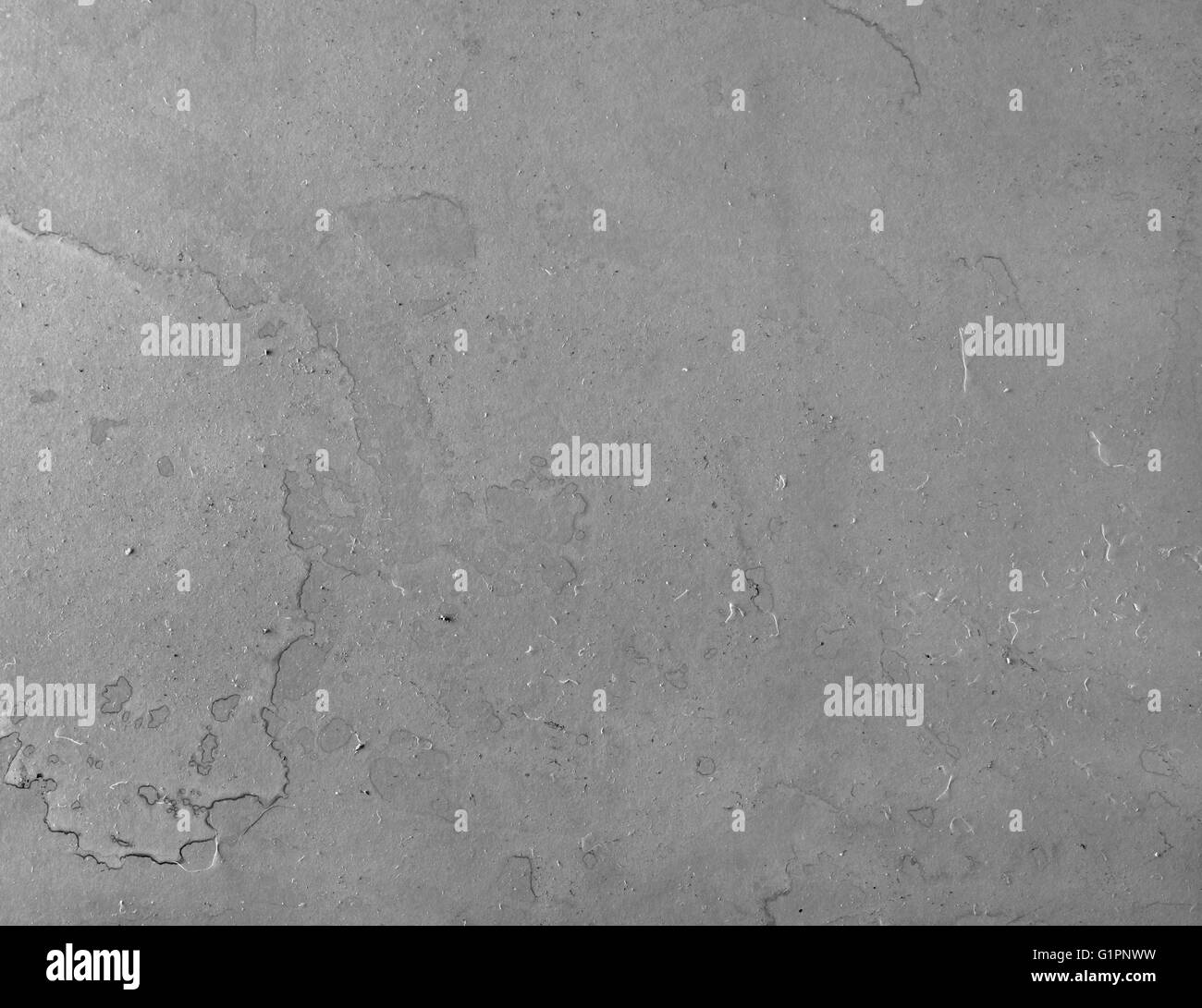 Texture rugueuse ou d'arrière-plan la saleté et les impuretés en gris. Banque D'Images