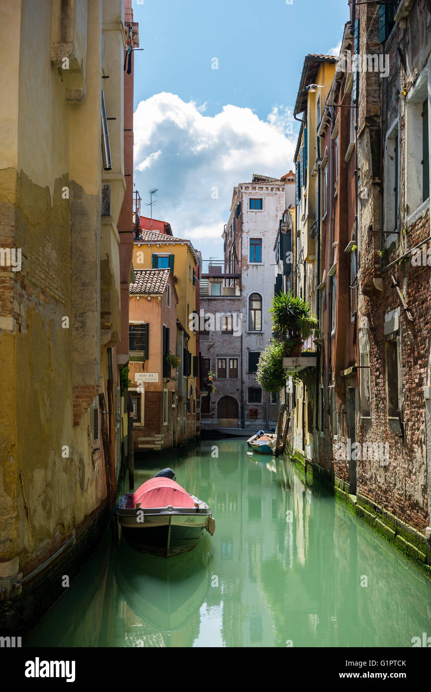 Les canaux de Venise Italie Banque D'Images