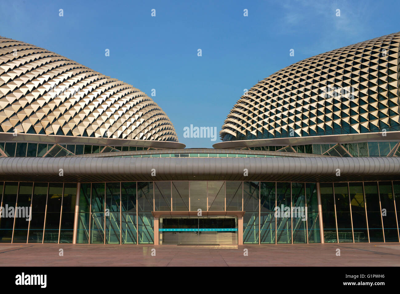 Esplanade Theatres on the Bay, Singapour Banque D'Images