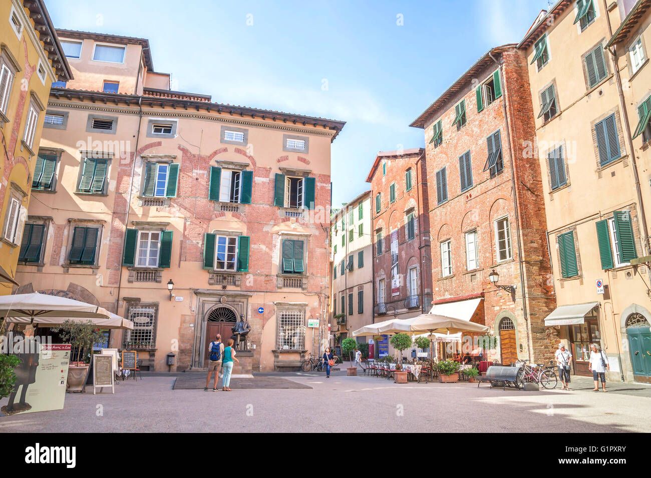Memorial House de Giacomo Puccini attraction populaire dans la région de Lucca, Italie. Banque D'Images
