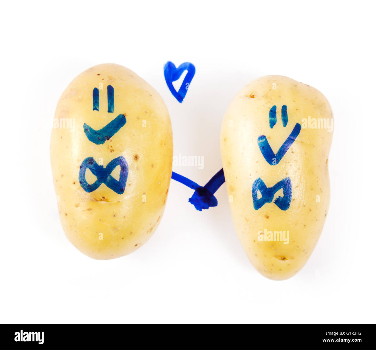 Pomme de terre drôle Banque D'Images