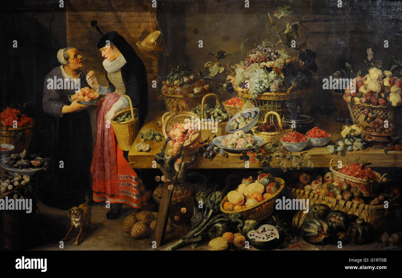 Frans Snyders (1579-1657). Peintre flamand. Marché de fruits. Huile sur toile. Le Musée de l'Ermitage. Saint Petersburg. La Russie. Banque D'Images