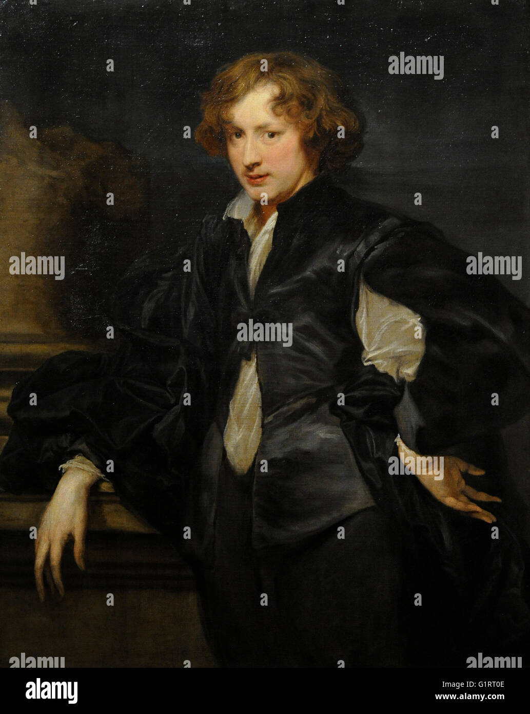 Anthony Van Dyck (1599-1641). Peintre baroque flamand. Auto-portrait, 1622-1623. Huile sur toile. Le Musée de l'Ermitage. Saint Petersburg. La Russie. Banque D'Images