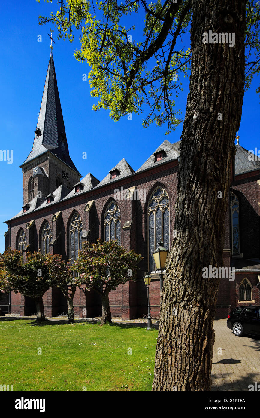 Katholische Kirche St. Clemens à Nettetal-Kaldenkirchen, Niederrhein, Nordrhein-Westfalen Banque D'Images