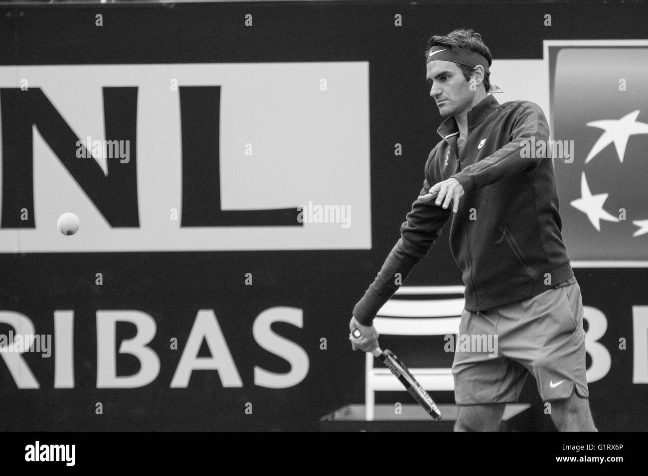 Roger Federer à l'Internazionali BNL 2016 Banque D'Images