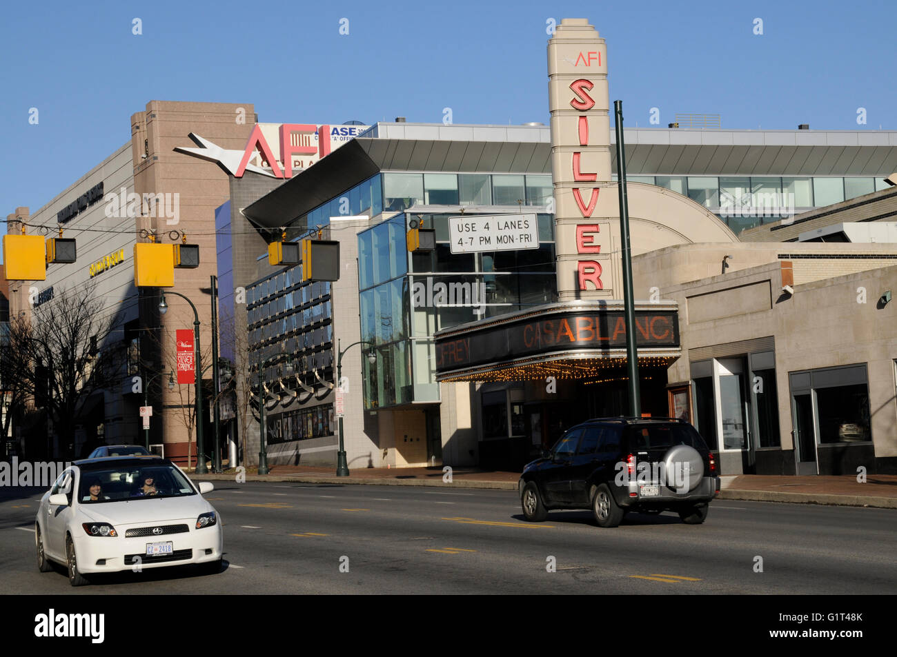Silver Spring Theatre à Silver Spring Banque D'Images