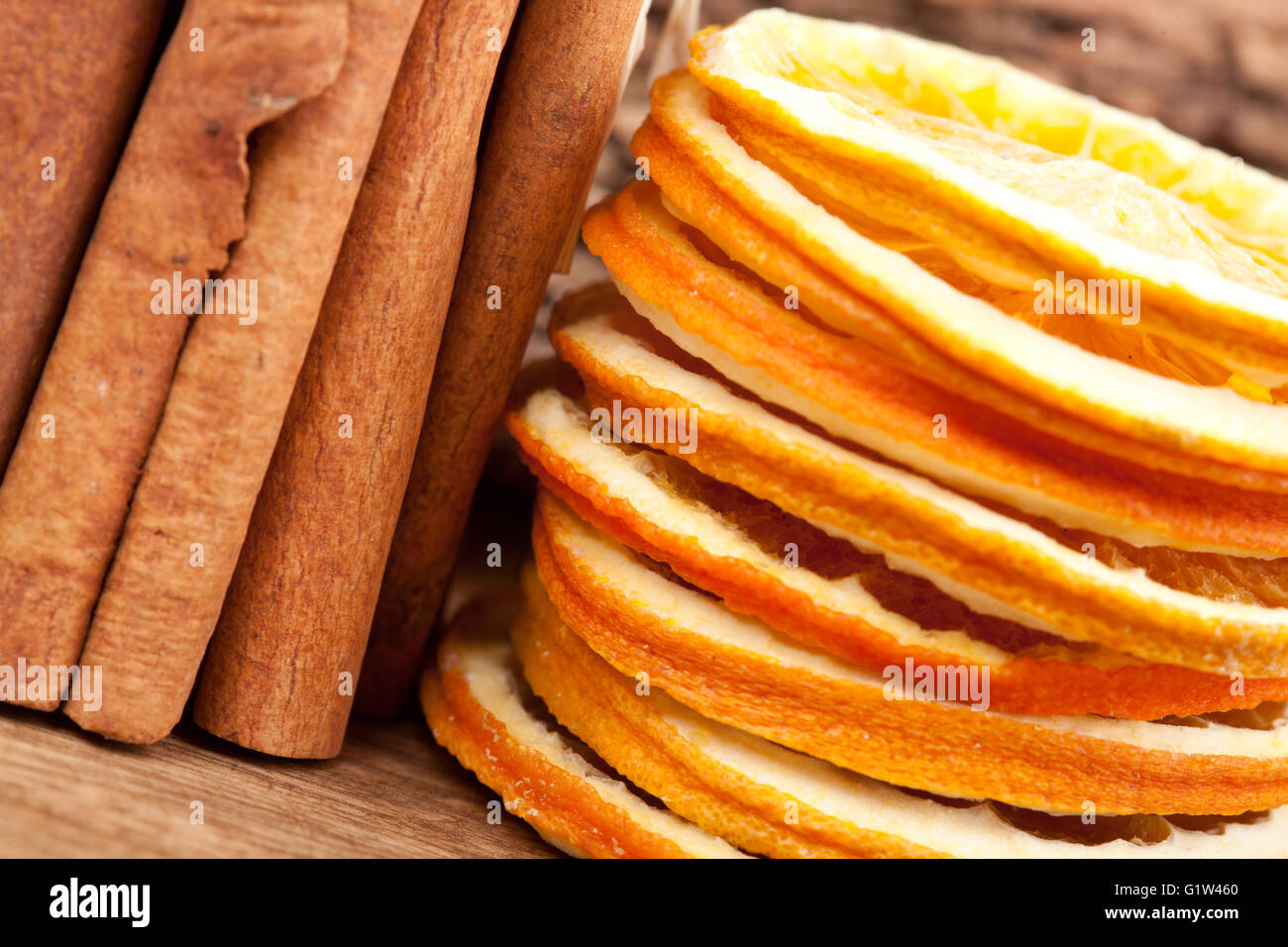 Avec Orange Cannelle et Anis Banque D'Images