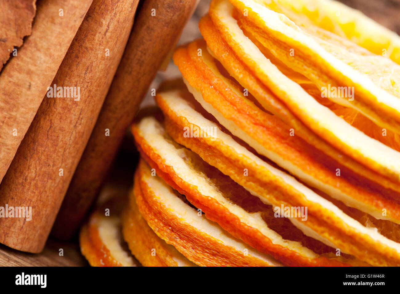 Avec Orange Cannelle et Anis Banque D'Images