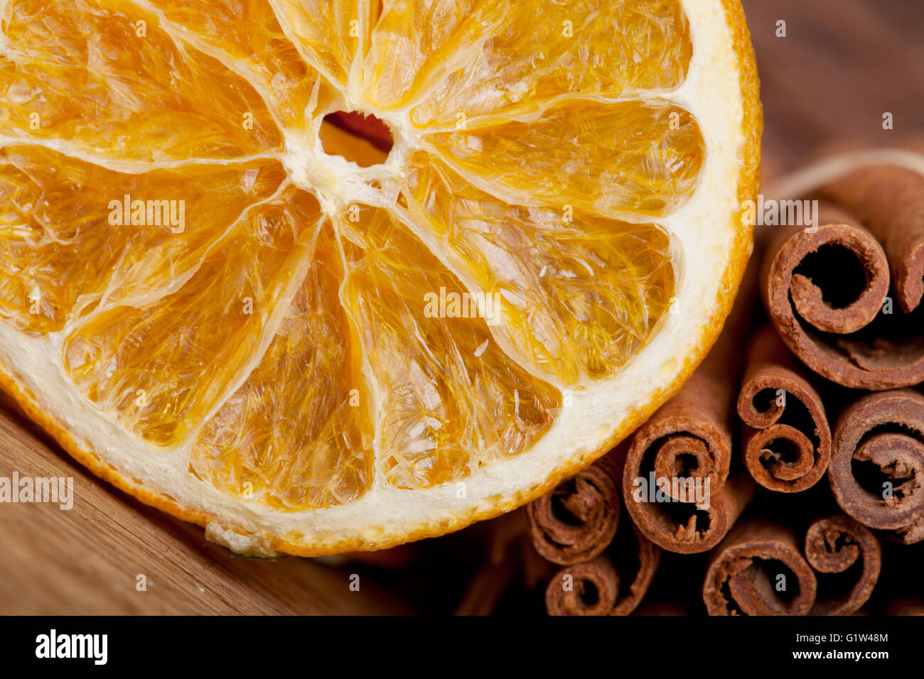 Avec Orange Cannelle et Anis Banque D'Images