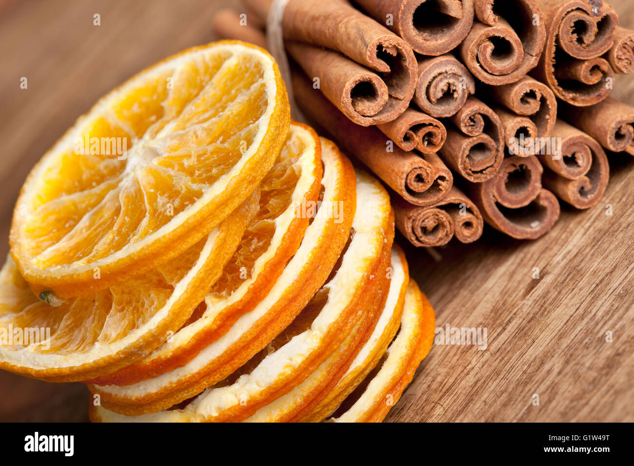 Avec Orange Cannelle et Anis Banque D'Images