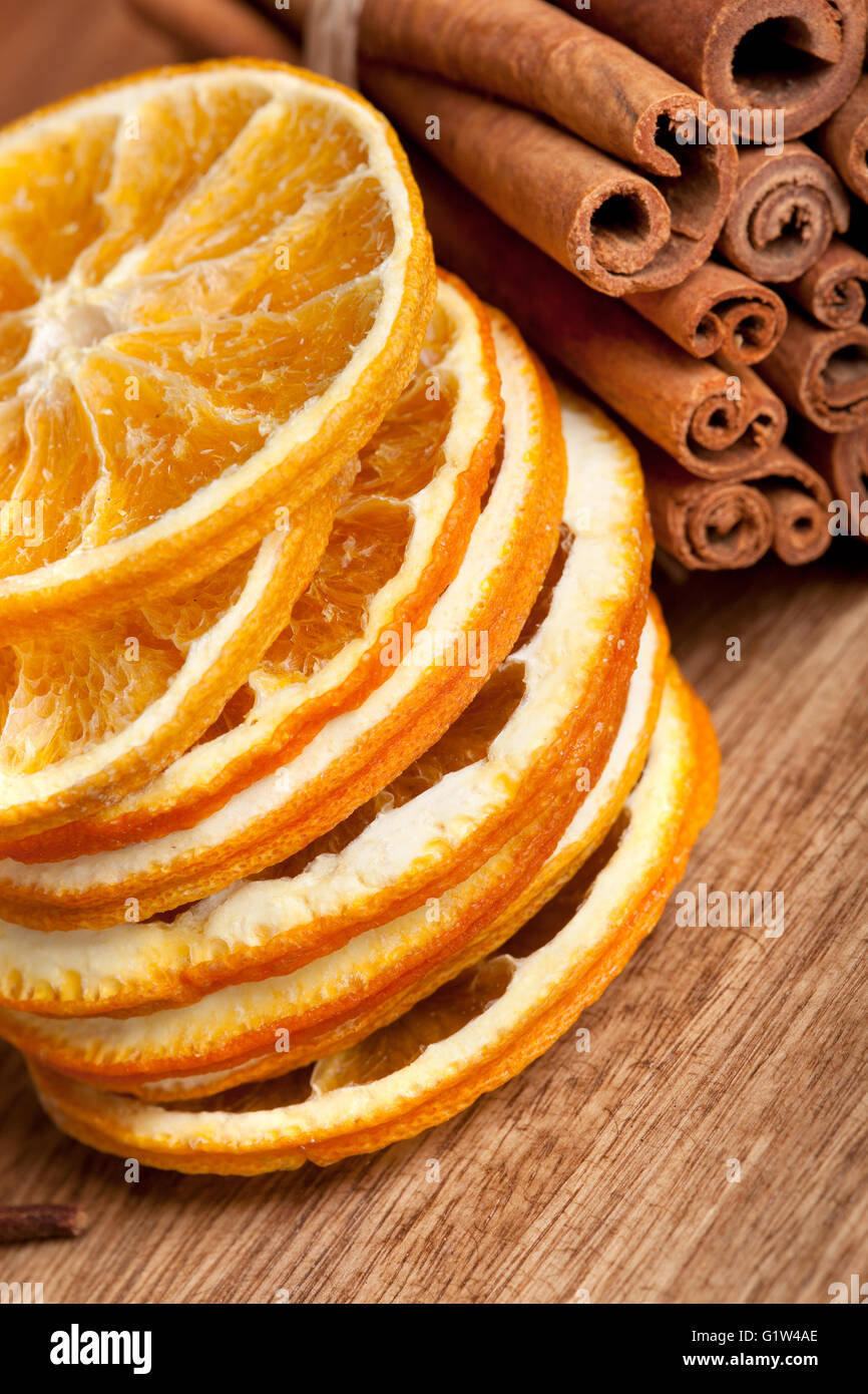 Avec Orange Cannelle et Anis Banque D'Images