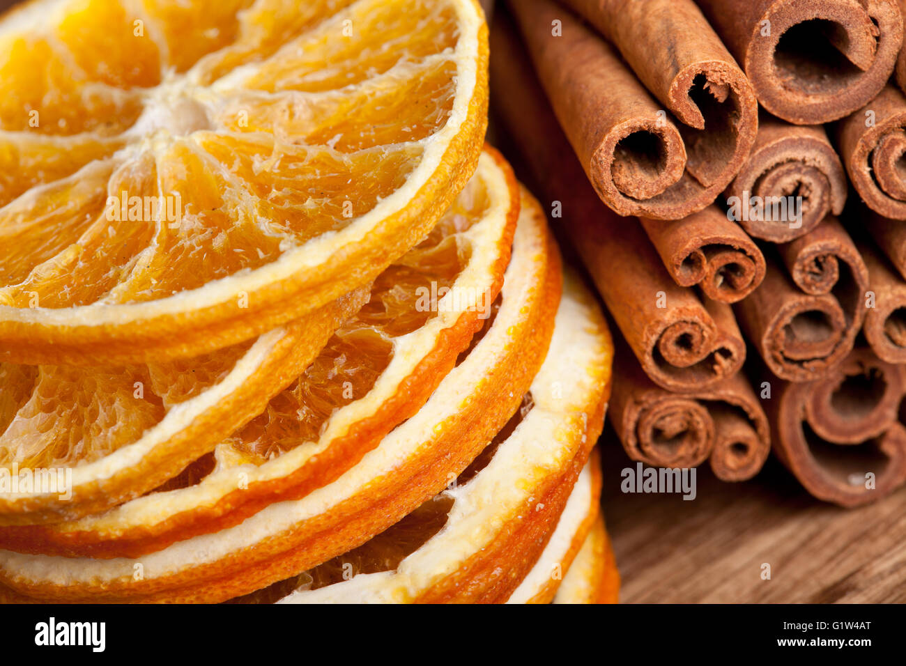 Avec Orange Cannelle et Anis Banque D'Images
