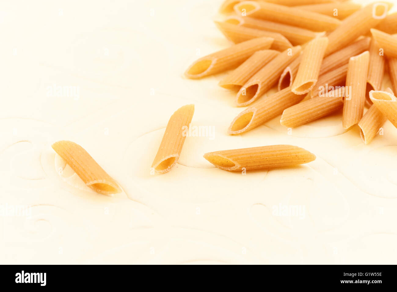 Macaroni intégral.Frégate de Pennette. Banque D'Images