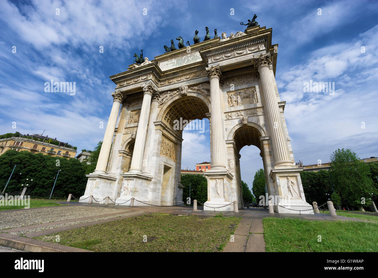 Arc de la paix, Milan, Lombardie, Italie Banque D'Images