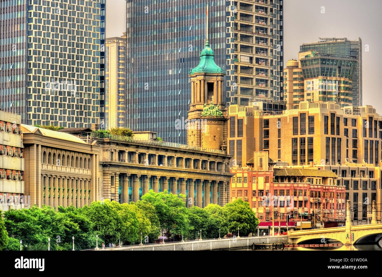 General Post Office Building à Shanghai, la ville la plus peuplée de Chine Banque D'Images